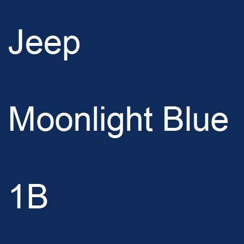 Jeep, Moonlight Blue, 1B.